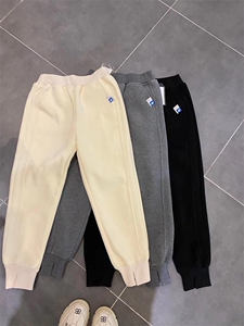 冬季厚款羊绒卫裤,女装休闲裤,七彩布衣