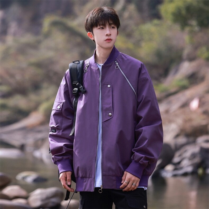 2025春季飞行员夹克美式重磅新款棒球服JK0026-P85,男装夹克,星座109