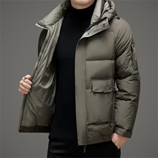 BZS8233钱塘2020-2时尚休闲简约百搭冬季厚款中年男士羽绒服P260，男装羽绒服，钱塘207-2