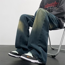 2024美式牛仔裤男款直筒长裤潮NB05P42，男装牛仔裤，星座1116-2