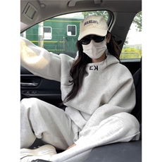 【】美式复古高领连帽卫衣男女秋拼接刺绣帽衫外套SA02P42，女装短外套，星座1112-1