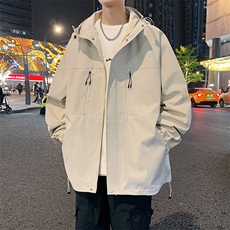 2024春季新款现货户外连帽夹克男冲锋衣外套JK814-P80，男装夹克，星座1204-3