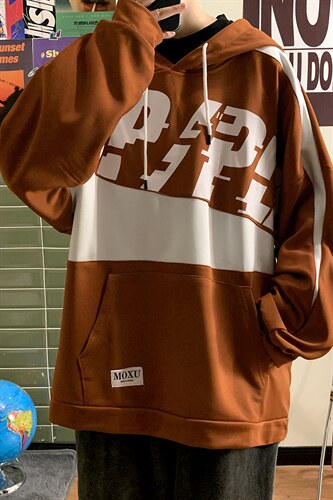 7XL-M码港风连帽卫衣男2023秋季新款加肥加大码慵懒风胖子上衣潮,男装卫衣,钱塘717(原712)