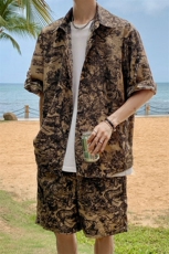 动物豹套装TZ77814特P45衬衫DCS77815特P27DK77816特P18套装控88，男装衬衫，星座227-7