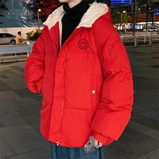 MY16224-P100加厚加绒连帽棉衣男大码棉服男面包服男，男装棉衣，电商A040