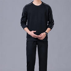 春秋季夹克外套男装潮流休闲时尚男士衣服三件套立领百搭夹克套装，男装休闲套装，电商B212（原钱塘6029）