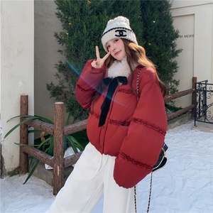 现货新款圣诞双旦新年主推款配环保毛领羽绒服8887-P235-K335图片