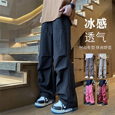 特批2025港风宽松时尚百搭速干休闲裤K200P35控58，男装休闲裤，电商A247