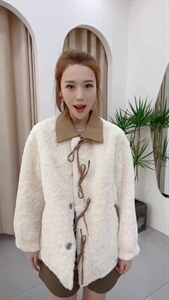 系绳外套图片