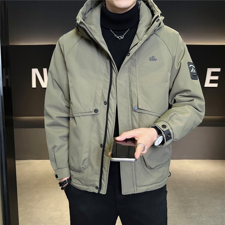 标50绒 工装羽绒服男冬季2025新款冲锋衣外套 A313-58020-P205图片