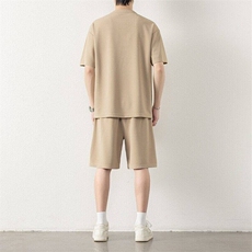 TZ25315-特P60运动服套装男士夏季休闲短袖短裤大码男生酷帅，男装牛仔裤，电商D310B