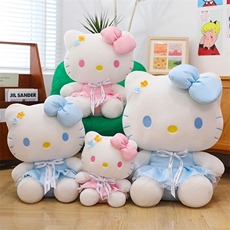 美思尼毛绒玩具 花朵凯特猫公仔