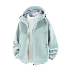 新款男女高品质户外登山服青少年学生冲锋衣夹克外套HS6611-P80，男装夹克，星座1206（原A206）