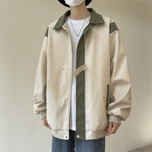 软皮衣服男士机车夹克翻领工装PU皮2025帅气短款JK2136-P80图片