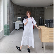 2025春夏秋款百搭连衣裙A018-P1302-D015，女装连衣裙，2D015