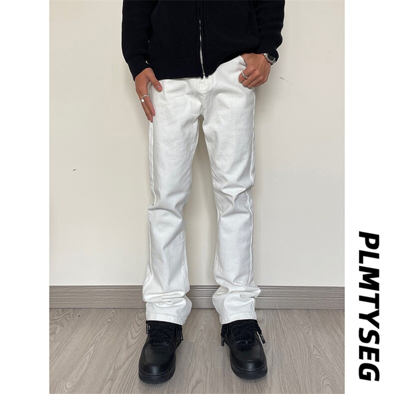 B221美式ins高街暗黑小众修身弹力休闲牛仔裤LK23010-P60控78,男装牛仔裤,电商B221