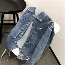 21秋装牛仔夹克机能超火外套韩版潮流工装牛仔衣A071-303-P80,男装夹克,电商A071