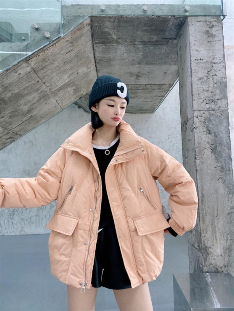 现货羽绒服四色两码，女装羽绒服，魅力布梵