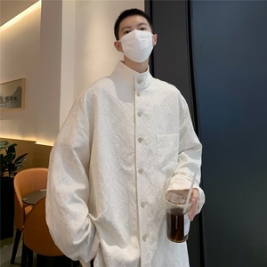 夏季潮男百搭新款时尚青春流行标准潮流文艺日常衬衫图片