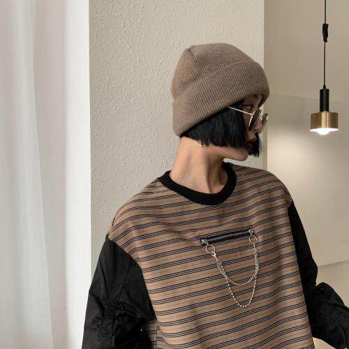 春装新款拼接工艺欧美风简单百搭，女装，俊泽.哈妮