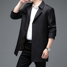 BF22650钱塘2020-2中青年男士春秋薄款时尚休闲潮流外套P132，男装风衣，钱塘207-2