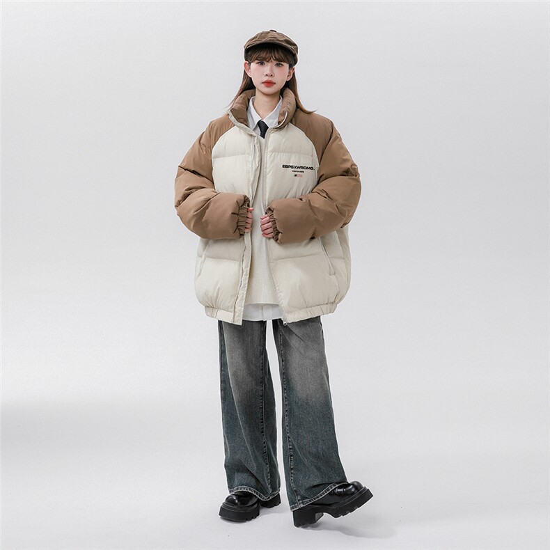 中性风新款情侣冬季时尚百搭立领加厚棉服外套MY66606P115控158,男装棉衣,电商A268