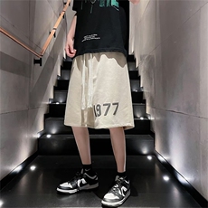 夏季潮牌ins沙滩5五分裤新款男士短裤潮流百搭休闲中裤K3867-P25，男装休闲裤，星座512-2