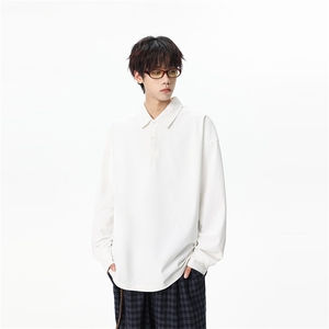 311B-1-7900-P28大码控58时尚套头卫衣长T重磅宽松休闲百搭图片