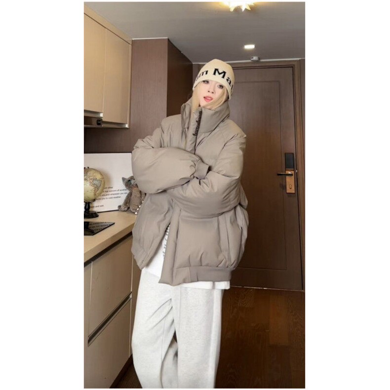 小黑黑直播间棉服，10W+PU棉服，超越直播间品质！档口现货,男装棉衣,星座506-1