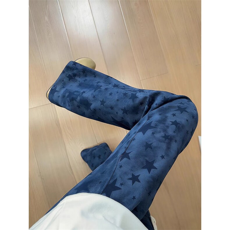 1506/QG2120/P43男士春季潮牌直筒休闲宽松扎染美式裤子,男装休闲裤,星座1506