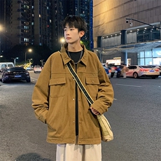 港风灯芯绒工装夹克男上衣外套JK761P75，男装夹克，星座1204-3