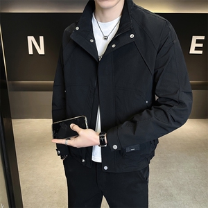 JK905-P85  外套2026新款潮流青年休闲夹克衫男装立领上衣服图片