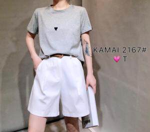 五色压花T恤，女装T恤，卡麦