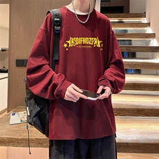 抖音得物供货量大从优可提供视频美式长袖T恤CT818特P25，男装T恤，电商A486-1