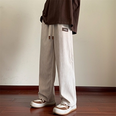 裤子男士2023新款秋季宽松潮牌休闲长裤男生K0365-P48，男装休闲裤，星座308B-1