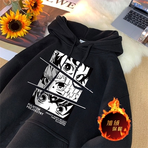 500克重磅冬季美式加绒加厚卫衣外套DL1677常规特P35加绒特40图片