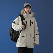 20年冬季新款可拆卸连帽带毛领ins羽绒服DS-B293-A785，男装羽绒服，电商A306