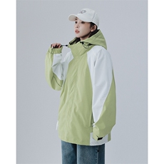 2024春秋新款冲锋衣连帽夹克户外工装日系百搭撞色外套JK2363-P75，男装夹克，电商A128
