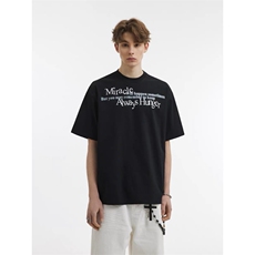 日系复古夏季新款青少年短袖t恤男圆领打底衫潮流百搭男士体恤衫，男装T恤，星座1210-1