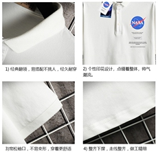PL57243-P35翻领短袖polo衫男大码胖子半袖t恤男有领保罗衫网格，男装Polo衫，电商A040A