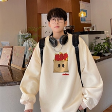 ！圆领卫衣男装港风长袖T恤男外套男WY182-P28，男装卫衣，电商B367