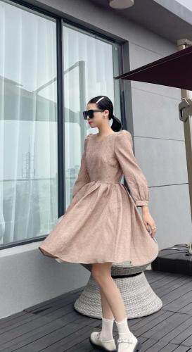 【现货】韩昕秋季新款连衣裙设计，女装连衣裙，韩昕