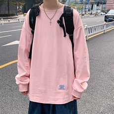 A102-P38长袖t恤男士大码宽松卫衣男打底衫男秋衣男，男装T恤，电商A040