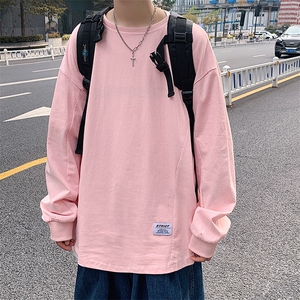 A102-P38 长袖t恤男士大码宽松卫衣男打底衫男秋衣男图片