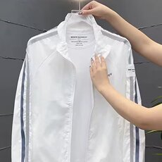 2025网红ins夏季新款男士防晒服百搭休闲薄款透气青年夹克外套潮，男装夹克，电商B212（原钱塘6029）