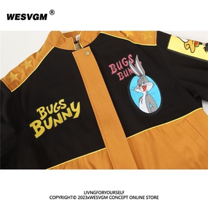 1506/QW0840/P94摩托机车运动棒球全棉服图片