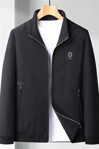 夹克男2023春季休闲中青年男装商务休闲纯色百搭翻领男士外套新款,男装夹克,电商B212（原钱塘6029）