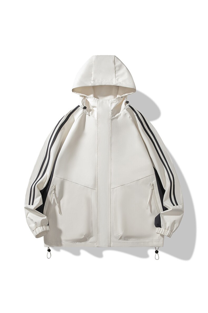 秋季二开宽松夹克男撞色三防冲锋衣外套DSA157B-JK7832-P75,男装夹克,电商A157B