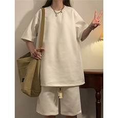 中性风麂皮绒短袖T恤男DT8766P23短裤男DK8767P32套装TZ8757P55，男装牛仔裤，星座227-7