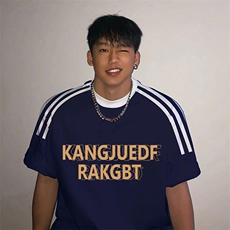 夏季美式高街重磅纯棉三条杠织带撞色男女短袖T恤ZD573-特P30，男装T恤，电商A486
